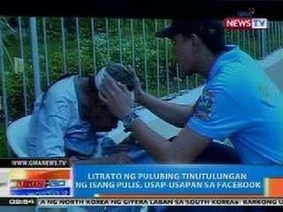 NTG: Litrato ng pulubing tinutulungan ng isang pulis, usap-usapan sa Facebook