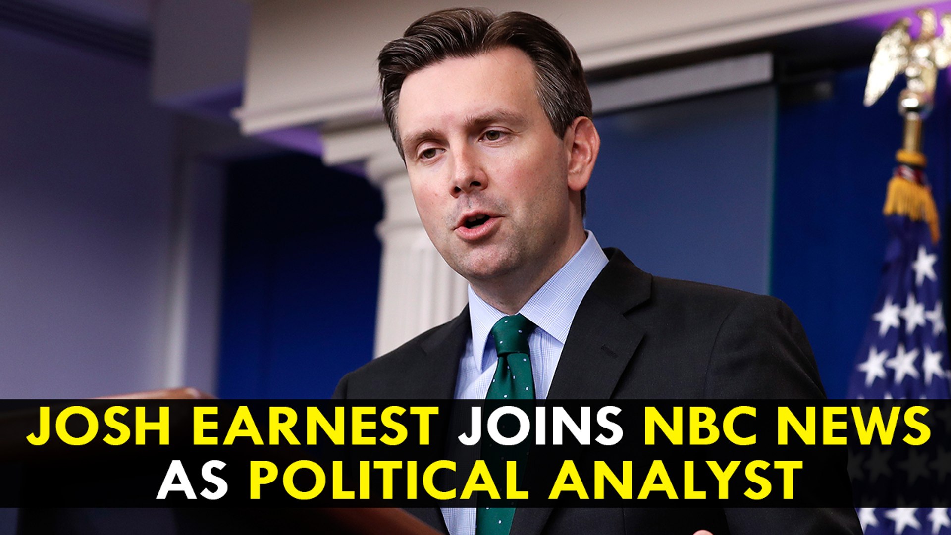 ⁣Josh Earnest joins NBC News as Political Analyst
