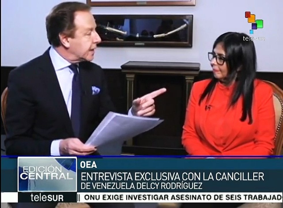 Entrevista con Jorge Gestoso - Delcy Rodríguez -