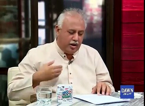 Wusatullah Khan & Mubashir Zaidi Making fun of Nawaz Sharif's announcements in Hyderabad