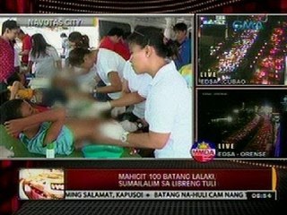 24 Oras: Mahigit 100 batang lalaki, sumailalim sa libreng tuli