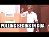 Goa Elections 2017:  Polling begins, Manohar Parrikar casts his vote: Oneindia News