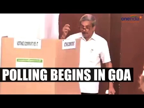 Goa Elections 2017: Polling begins, Manohar Parrikar casts his vote: Oneindia News
