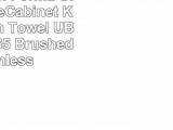 InterDesign Forma Ultra OvertheCabinet Kitchen Dish Towel UBar Holder  65 Brushed