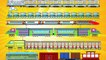 Railway Vehicles for Kids - Locomotive Metro Subway Bullet Intercity Cargo Electric Trains