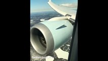 Passengers shot aerial view of airframe exhaust
