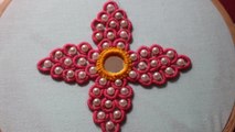 Hand Embroidery designs - Bullion knot stitch