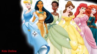 How to color disney princesses - Magic firefly - Disney transformation coloring pages