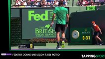 Zap Sport 28 mars : Roger Federer donne une leçon à Juan Martin Del Potro (vidéo)