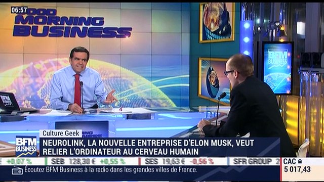 Anthony Morel: Neurolink, la nouvelle entreprise d'Elon Musk pour relier l'ordinateur au cerveau humain – 28/03