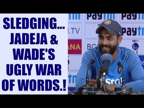 Ravindra Jadeja & Mathew Wade involve in ugly sledging in Dharamsala | Oneindia News