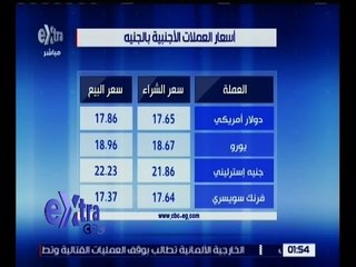 غرفة الأخبار | تعرف على أسعار العملات في السوق المصرية