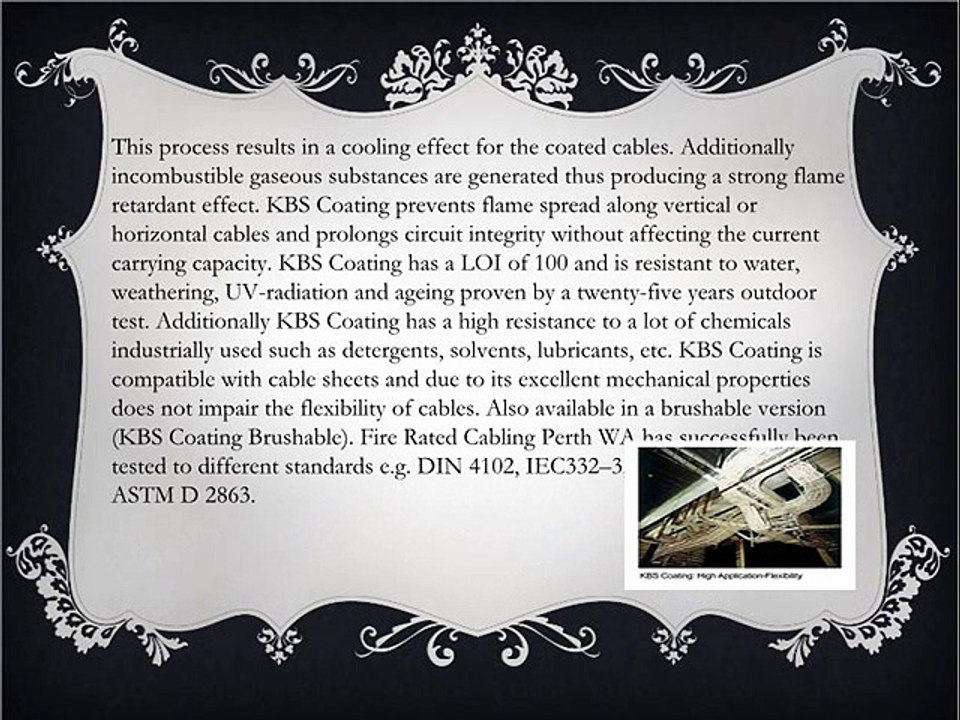 KBS Cable Coating Perth WA - Fire Control