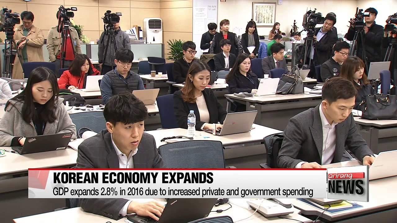 Korean economy grows 2.8% in 2016