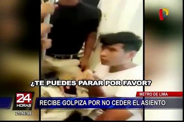 Captan nueva pelea entre pasajeros del Metro de Lima