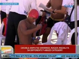 UB: Double amputee swimmer, nagka-medalya sa diffrently-abled category