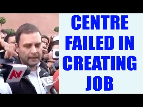 Budget 2017: Modi government has failed to create jobs, says Rahul Gandhi|Oneindia News