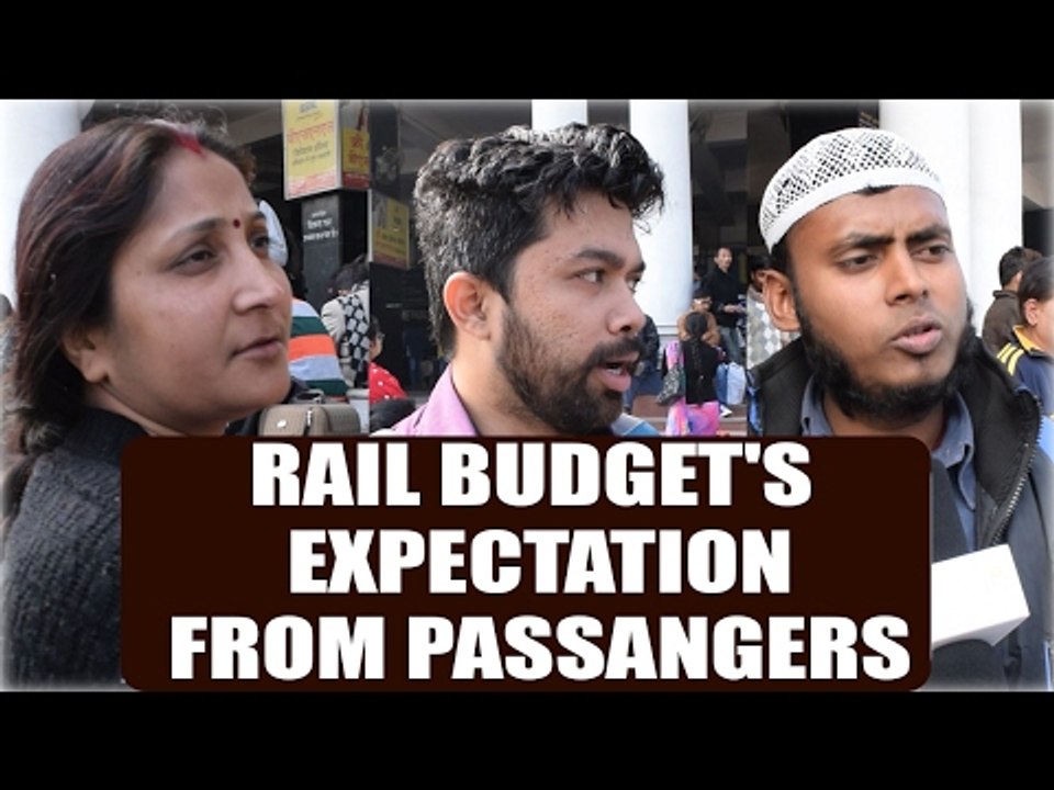 Budget 2017 : Want Indian passengers want from Rail budget | Oneindia News