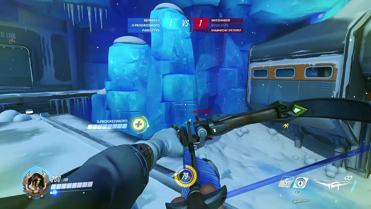 Right in the butt
