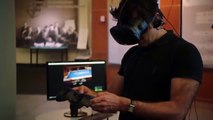 Le champion du snooker Ronnie O'Sullivan tombe en jouant avec des VR