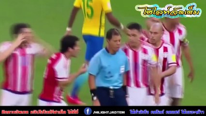ฟุตบอลโลก 2018 รอบคัดเลือก-บราซิล พบ ปารากวัย 3 - 0