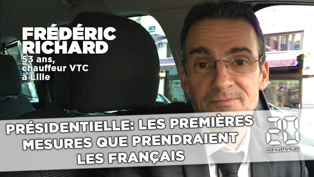 Présidentielle: Les premières mesures que prendraient les français - Frédéric Richard