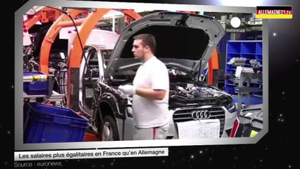 Les salaires plus égalitaires en France qu’en Allemagne