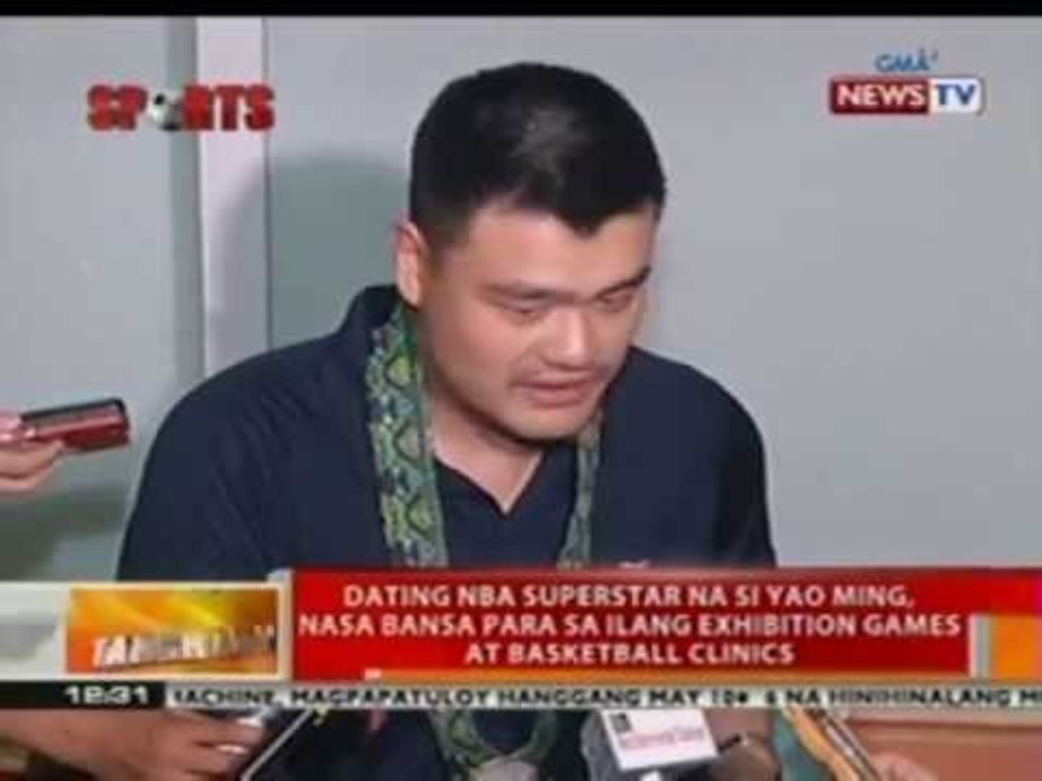 Yao Ming, nasa bansa para sa ilang exhibition games at basketball clinics