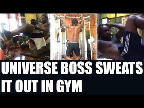 Chris Gayle sweats it out in gym, Watch Inspirational video | Oneindia News