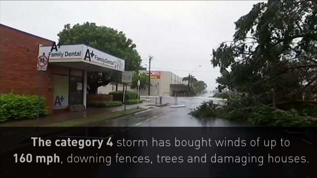 Cyclone Debbie batters north-eastern Australia