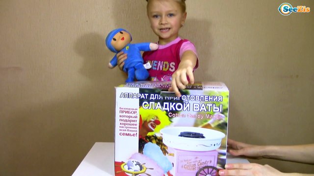 Делаем сладкую вату из сахара Видео для детей