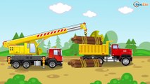 Learn Colors with Truck & Cars for Kids - Learn Numbers in Color Trucks Cartoon Learning Video