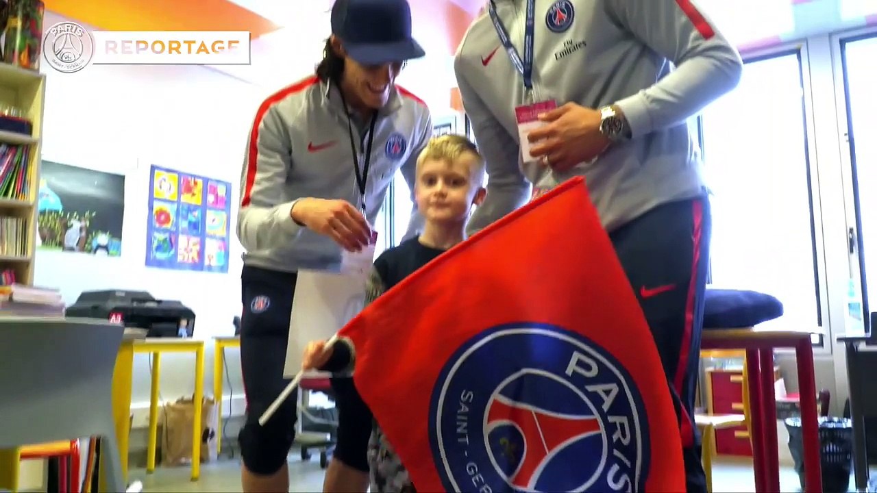 Retour sur la visite à  l'hôpital Necker du PARIS SAINT-GERMAIN