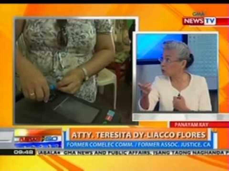 NTG: Panayam kay Atty. Flores, former Comelec comm.,/former Assoc. Justice, CA