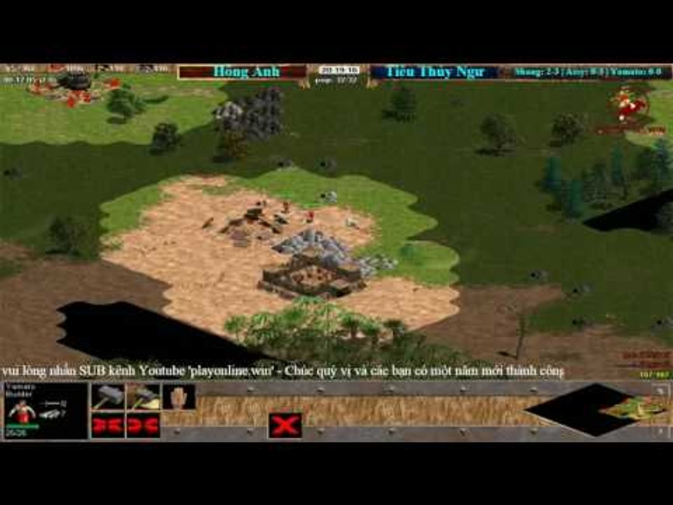 Aoe CSDN Solo Ya Đời 4 Hồng Anh vs Tiểu Thủy Ngu(18/1/2017)