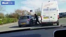 White van passenger repeatedly punches a driver in Swindon _ Daily Mail Online