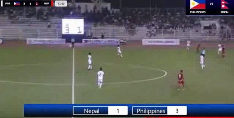 Javier Patino Goal HD - Philippines 4-1 Nepal 28.03.2017