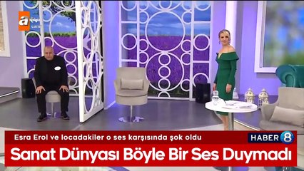 Esra Eroldaki talibin sesi izleyicileri hayrete düşürdü - haber8