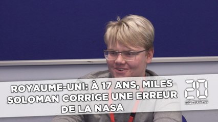 Royaume-Uni: À 17 ans, Miles Soloman corrige une erreur de la Nasa
