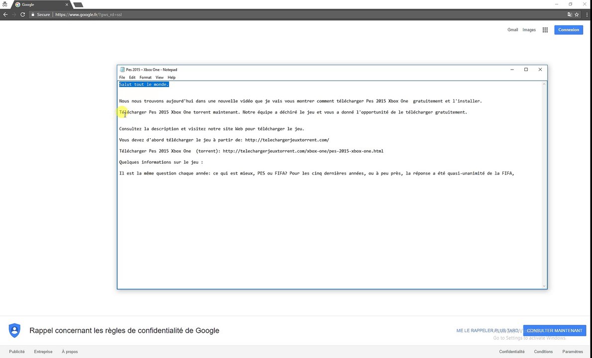 [Jeux Torrent]Pes 2015 – Xbox One