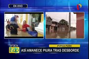 Piura: calles, viviendas y negocios continúan inundados tras desborde