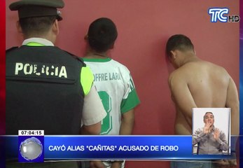 Tres detenidos por robo en Milagro