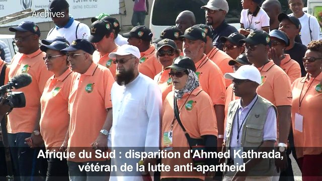 AfSud: pluie d'hommages après la mort du héros Ahmed Kathrada
