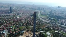 Çamlıca Tv Kulesi'nin Son Hali Havadan Görüntülendi