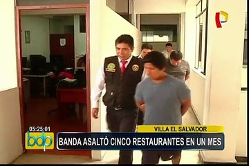 VES: cae banda que asaltó cinco restaurantes en un mes