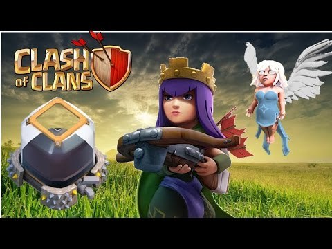 Clash of Clans QUEEN WALK FARMING DARK ELIXIR FOR TH9,10,11