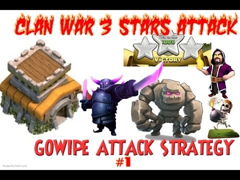 Clash of Clans Attacks BEST TH8 WAR CLAN 3 STARS - GOWIPE EP.1