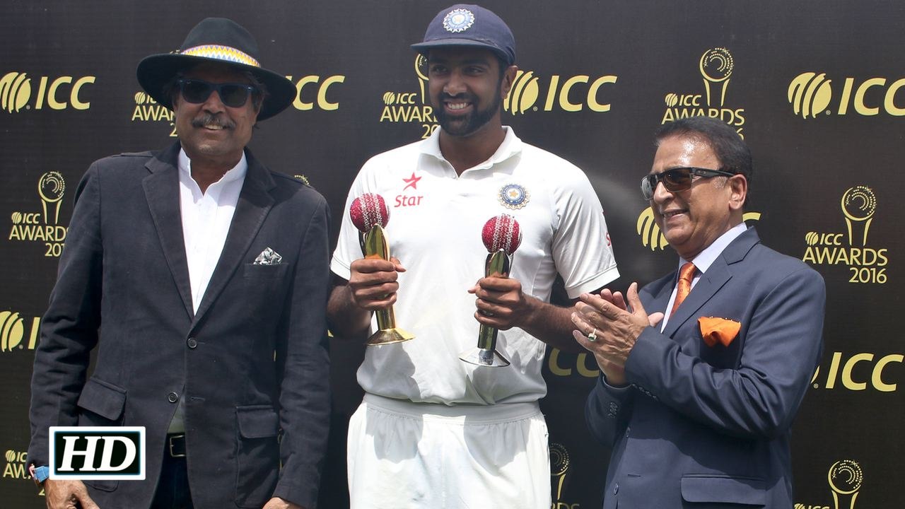Ashwin receives Garfield Sobers Trophy