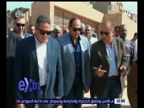 غرفة الأخبار | وزير الأثار يتفقد مشروع تطوير معبد سيتي الأول بسوهاج