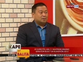 KB: JV Ejercito, ika-11 naiproklamang senator-elect sa eleksyon 2013